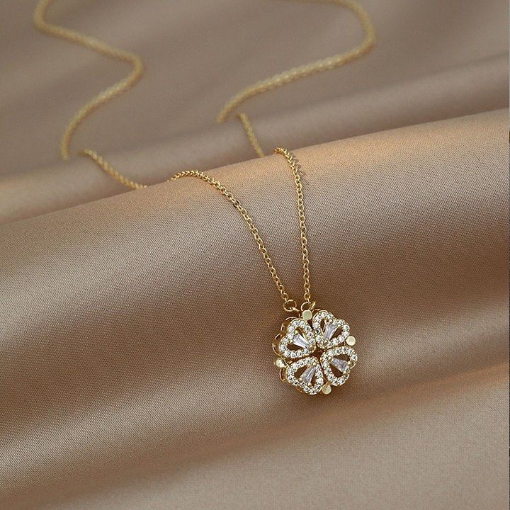 Collar Trébol de Corazones